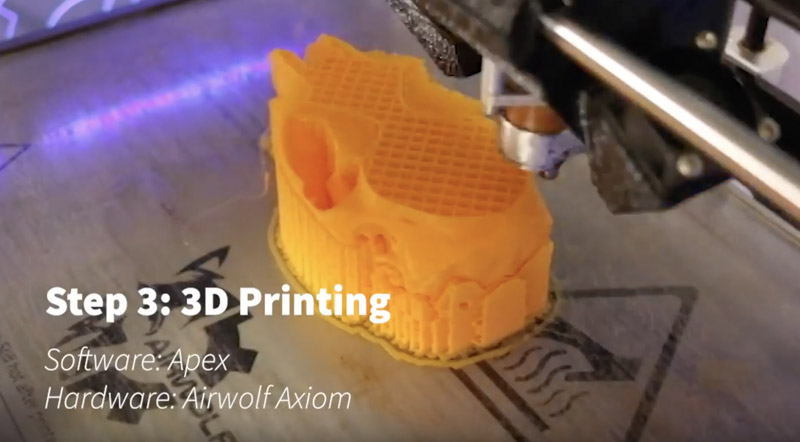 3d printing with Airwolf Axiom