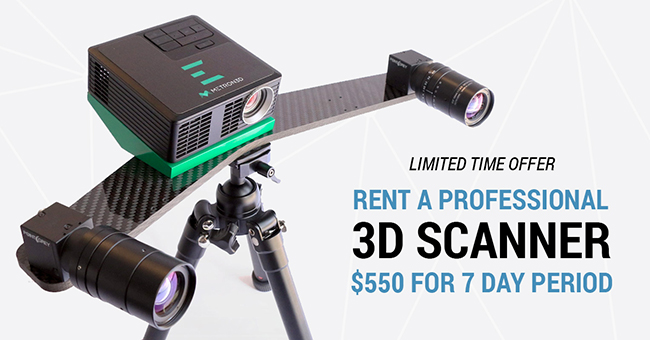 Rent 3D scanner