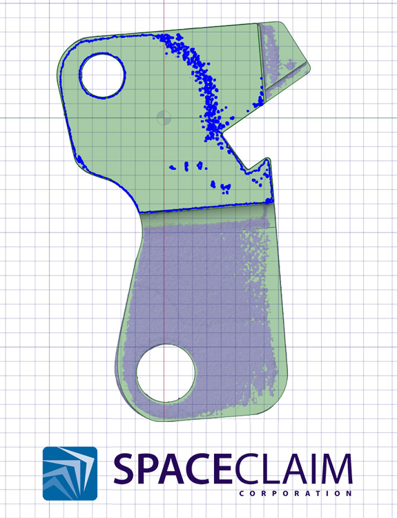 SpaceClaim motor arm