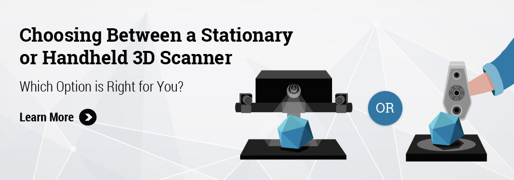 Handheld or stationary 3D Scanner