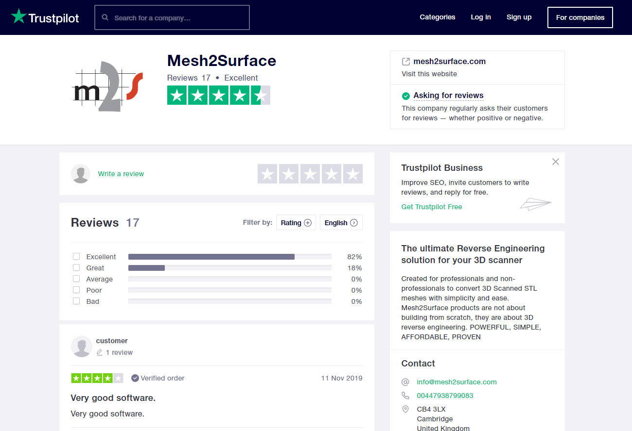 TrustPilot Review