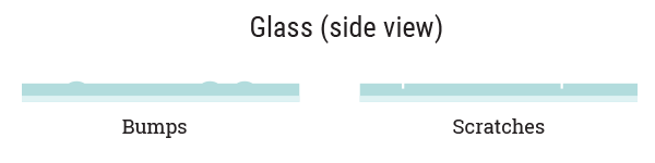 glass inperfection graphic