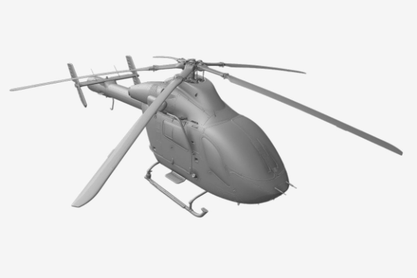 Helicopter 3d scan