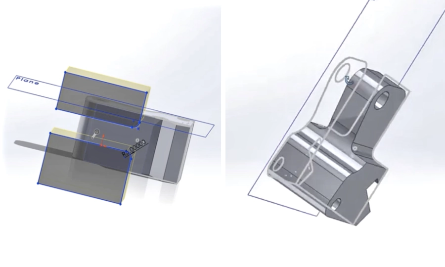 Mesh2Surface extruded cuts