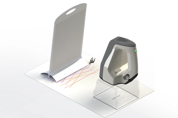 Artec calibrating graphic