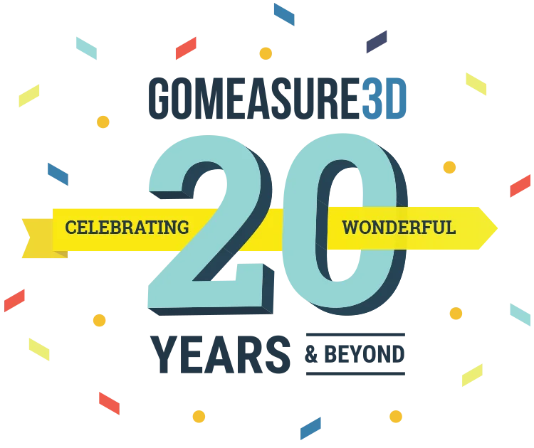 Celebrating GoMeasure3D 20 Years